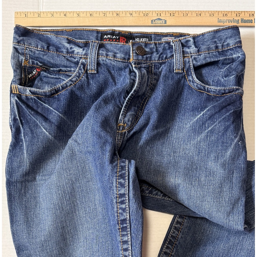 ARIAT M4 FR - Men's Relaxed Bootcut Flame Resistant Denim Jeans - Size 33x36 - Picture 5 of 10